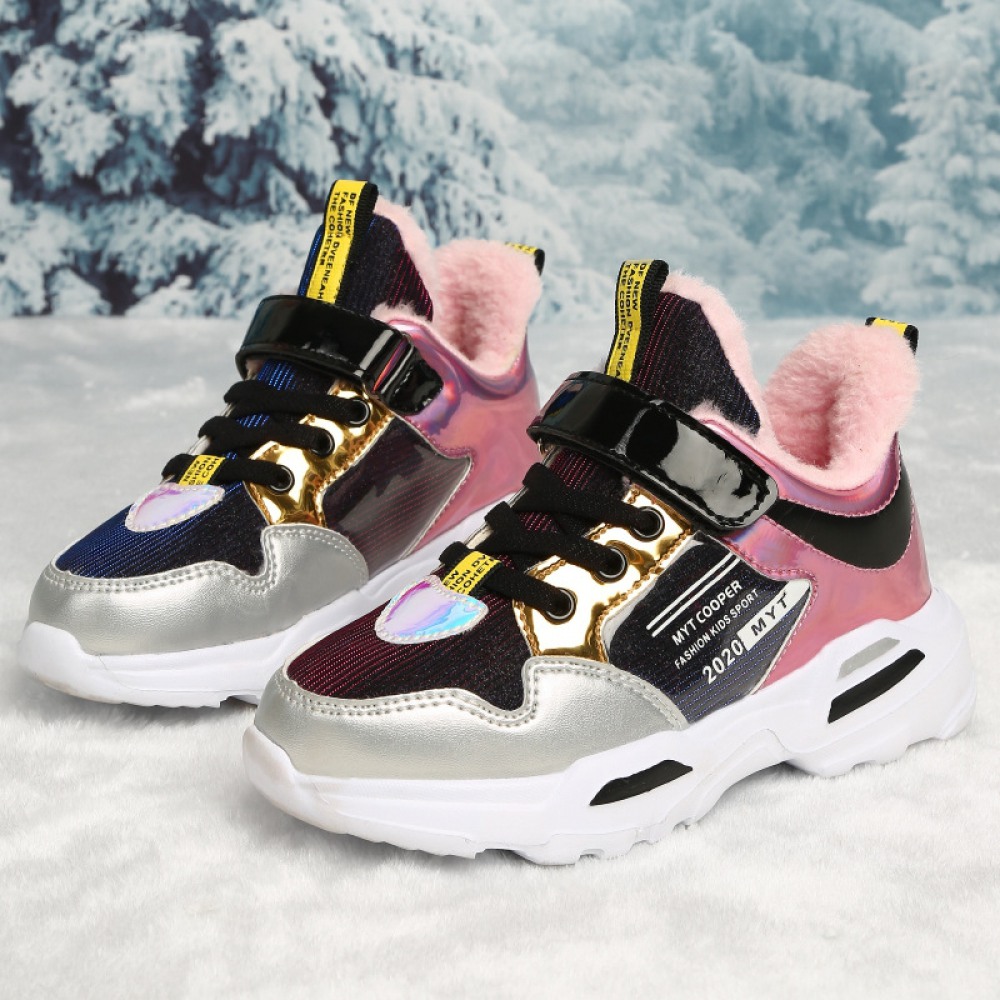 Children's New Winter Velvet Warm Shoes